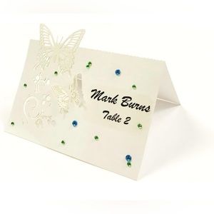 Butterflies Decor Table Name Place Cards
